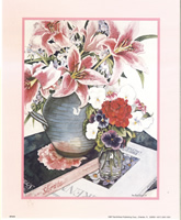 Still Life Lillies 2 1111 Print Size 10 x 8 - 2882
