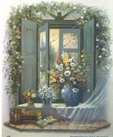 Bay Window Floral 1035 Print Size 10 x 8 - 2898