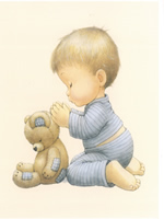 Morehead Little Boy Praying Size 10 x 8 - 2954