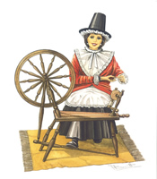 Welsh Lady 1 pack of 5 prints - 2970