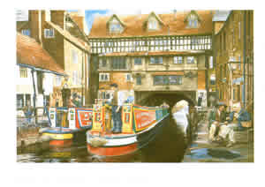 Barges Pack of 6 prints Size 10 x 8 - 316