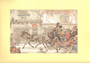 Anton Pieck Print St Nicolas Pack of 7 prints Size 12 x 9 - 3586
