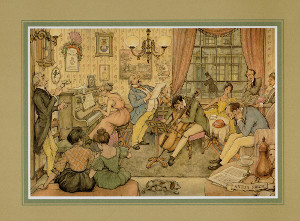 Anton Pieck The Musical Evening Size 12 x 9 - 3670