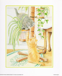 Playful Cats Pack of 6 Prints Print Size 10 x 8 - 380