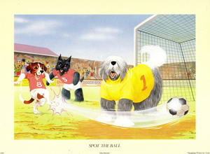 Spot the Ball Pack of 4 Prints Size 10 x 8 - 4072