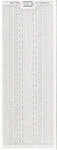Glitter Chain Border Silver - 408S-Peel