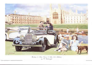 Bentley Car Pack of 6 prints Size 10 x 8 - 413