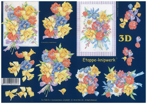 Spring Flowers A4 Sheet - 4169491
