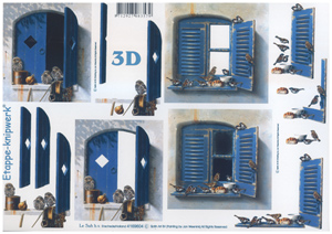 Birds at Window A4 Sheet - 4169604 B