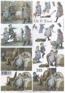 Children Playing A4 sheet - 4169618 B