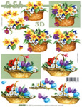 Flowers In A Basket - 4169702