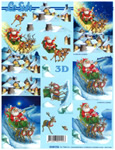 Santa On His Way - 4169716