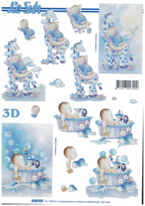 Baby -Boy In the bath and nursery - 4169721