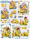Daffs and chicks - 4169785