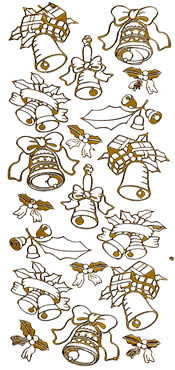 440-Peel Christmas Bells Colour Gold - DD7028