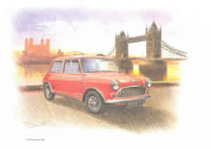 Cars Mini 7 Pack of 6 prints Size 10 x 8 - 440