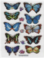 Beautiful Butterflies with a holographic edge - 44403