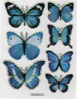 Beautiful Butterflies with a holographic edge - 44411