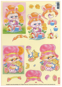 Tea Party A4 Sheet - 462824 B