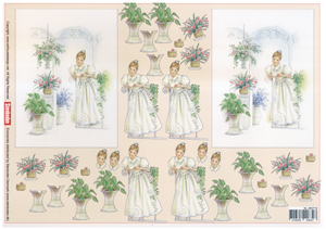 Young Lady A4 Sheet - 463718 B