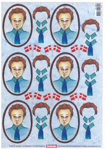 Young Man A4 Sheet - 463731 B