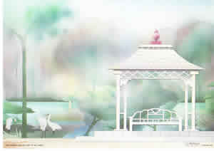 Storks By the Water Pack of 6 prints Size 10 x 8 - 467