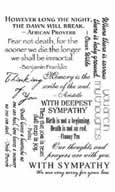 Sympathy Phrases - 572ROY