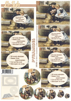 Decoupage sheets suitable for card making and scrapbooking - 630022