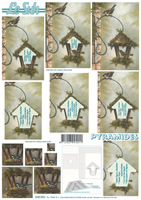 Decoupage sheets suitable for card making and scrapbooking - 630033