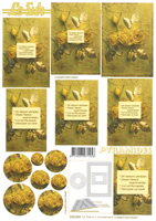 Decoupage sheets suitable for card making and scrapbooking - 630044