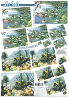 Decoupage sheets suitable for card making and scrapbooking - 630046