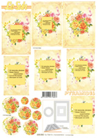 Decoupage sheets suitable for card making and scrapbooking - 630052