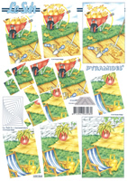 Decoupage sheets suitable for card making and scrapbooking - 630064