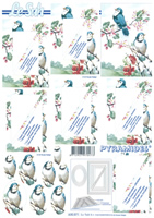 Decoupage sheets suitable for card making and scrapbooking - 630071