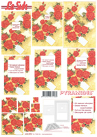 Decoupage sheets suitable for card making and scrapbooking - 630090