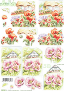 Le Suh Diecuts Cottage and House A4 Sheet - 680083