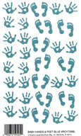 Baby Hands and Feet Blue - 729BLROY