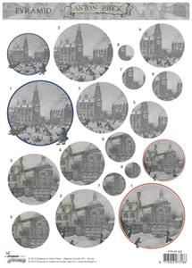 Studio Light Anton Pieck Town Square Pyramage - AP322