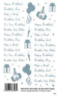 Birthday Boy/Girl Silver Meta RUB - 753SVROY