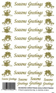 Seasons Greeting Gold - 764GDROY