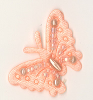 Butterflies Peach - 7656