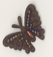 Butterflies Brown - 7657