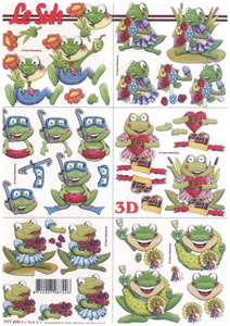 6 Designs of Cute Frogs - 777425