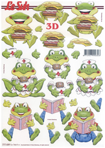 Happy Frogs A4 Sheet - 777439