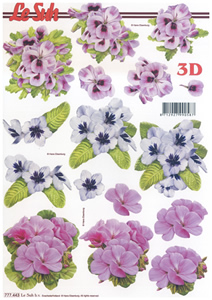 Flower Heads A4 Sheets - 777443