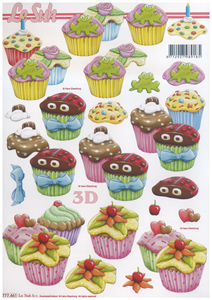 Cup Cakes A4 Sheet - 777461