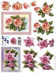Peach and Purple Roses - 8215137