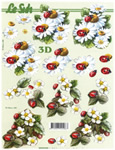 Floral With Ladybirds - 8215238
