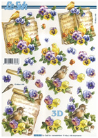 Song Birds and Flowers - 8215303