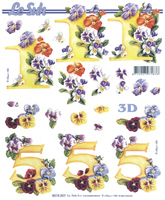 Flowers and Number 1 and 5 - 8215327